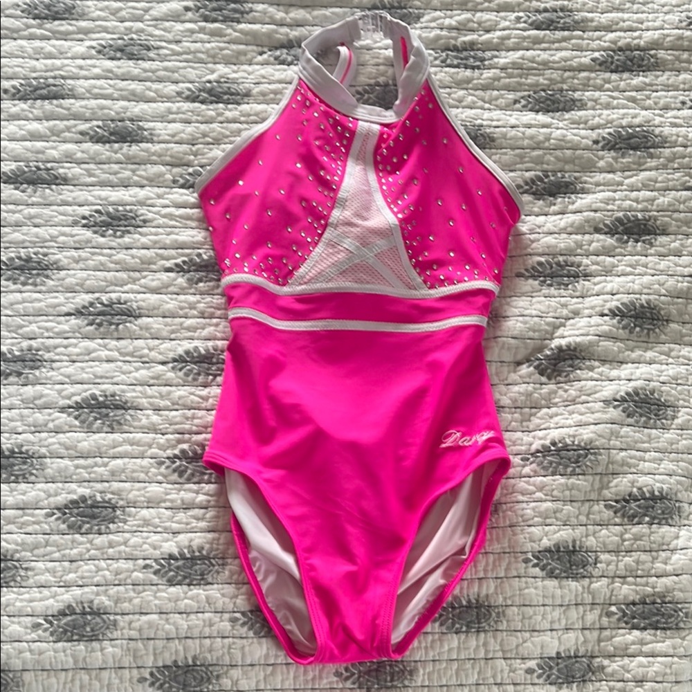 Darcy Leotards - Hot pink Open back Leo